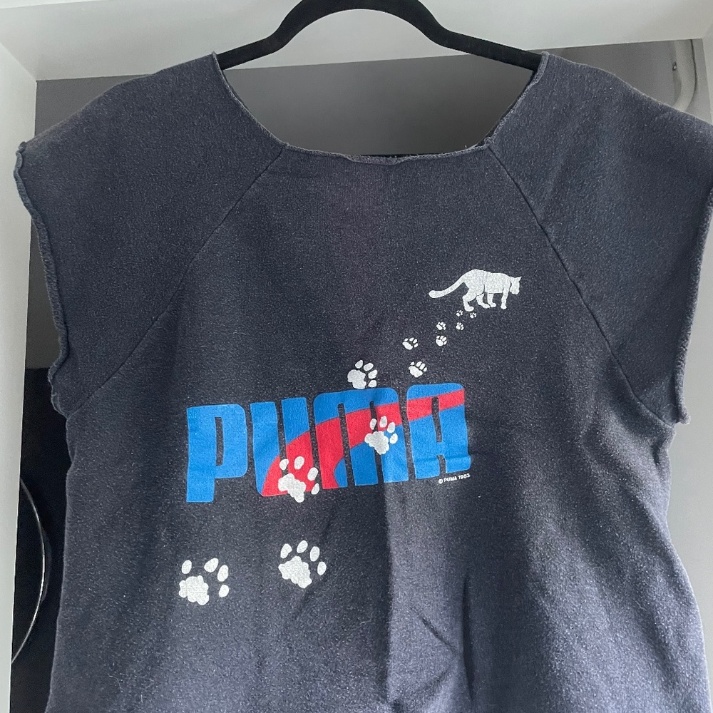 Vintage Puma Cutoff Sweatshirt